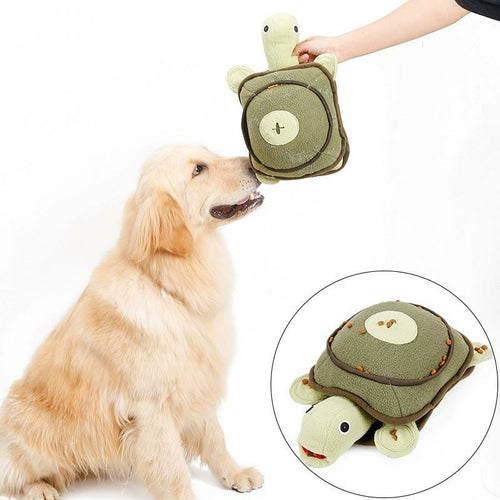 Turtle Plush Dog Toy