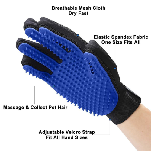 Pet Grooming Brush Gloves